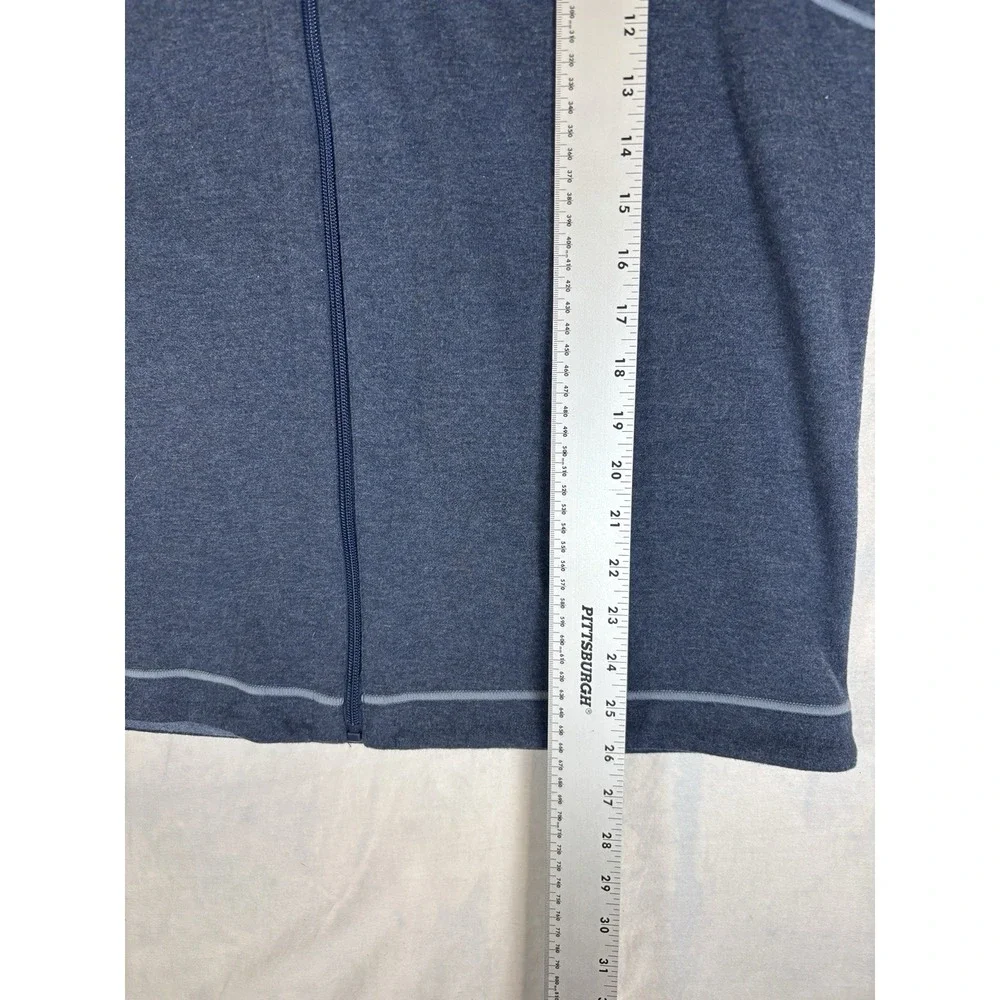 Wilkens Bros Vest Mens M Blue Full Zip Heritage Collection Layering Casual Golf